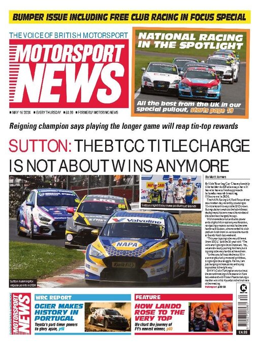 Title details for Motorsport News by Kelsey Publishing Ltd - Available